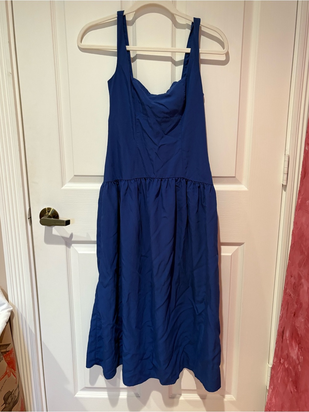 Mango Cobalt Square-Neck Maxi Dress - Picture 4 of 6